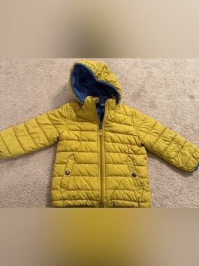 3T Kids GAP Puffer Jacket with Hood - Yellow